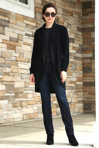 COMFYLUXE Premium Cozy Cardigan W/ Ribbed Edges