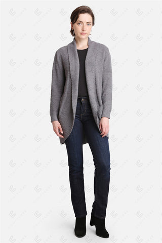 COMFYLUXE Elevated Comfort Cardigan W/ Ribbed Edges