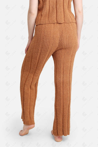 COMFYLUXE Soft Luxury Ribbed Pants W/ Drawstring