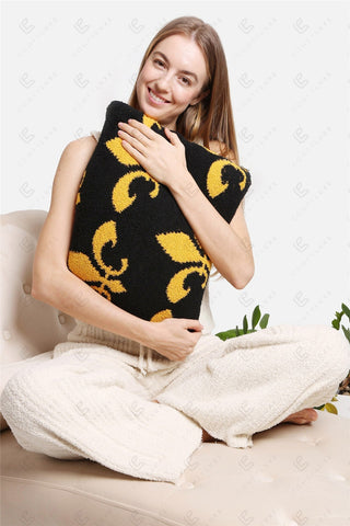 COMFYLUXE Relaxing Luxe 2 In 1 Throw Blanket Pillow