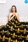 COMFYLUXE Plush Luxury 2 In 1 Throw Blanket Pillow