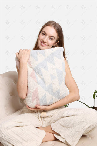 COMFYLUXE Chic Comfort 2 In 1 Throw Blanket Pillow