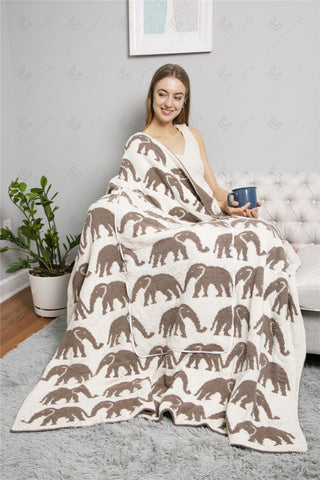 COMFYLUXE Premium Cozy 2 In 1 Throw Blanket Pillow