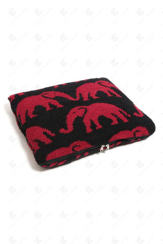 COMFYLUXE Plush Luxury 2 In 1 Throw Blanket Pillow