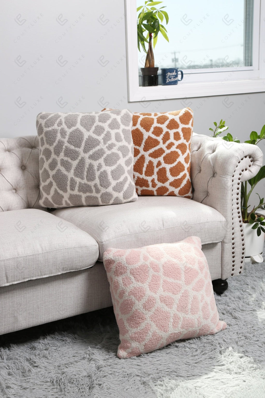 WHOLESALE CUSHION COVER, COMFY LUXE, SUPER SOFT COMFYLUXE