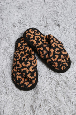 COMFYLUXE Soft Luxury Criss-Cross Slippers