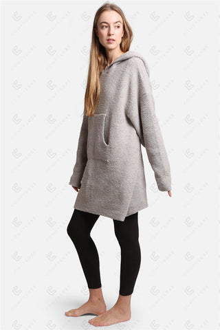 COMFYLUXE Premium Cozy Hooded Wearable Blanket W/ Front Pocket