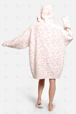 COMFYLUXE Refined Comfort Hooded Wearable Blanket W/ Front Pocket