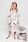COMFYLUXE Premium Cozy Hooded Robe W/ Front Pockets Belt