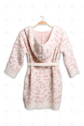 COMFYLUXE Elevated Comfort Hooded Robe W/ Front Pockets Belt