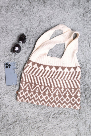 COMFYLUXE Chic Comfort Knitted Tote Bag