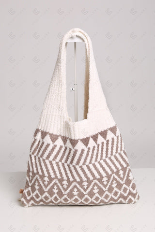 COMFYLUXE Plush Luxury Knitted Tote Bag