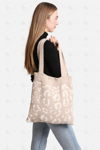 COMFYLUXE Cozy Elegance Knitted Tote Bag
