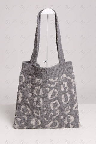 COMFYLUXE Plush Luxury Knitted Tote Bag