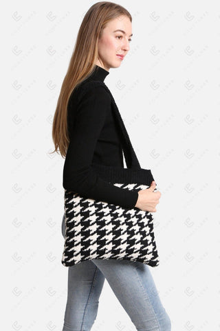 COMFYLUXE Plush Luxury Knitted Tote Bag