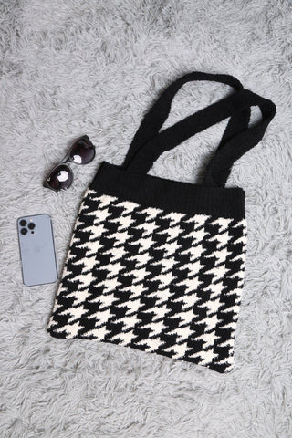 COMFYLUXE Plush Luxury Knitted Tote Bag