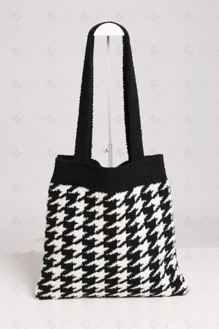 COMFYLUXE Plush Luxury Knitted Tote Bag
