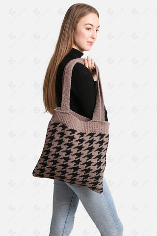 COMFYLUXE Soft Luxury Knitted Tote Bag