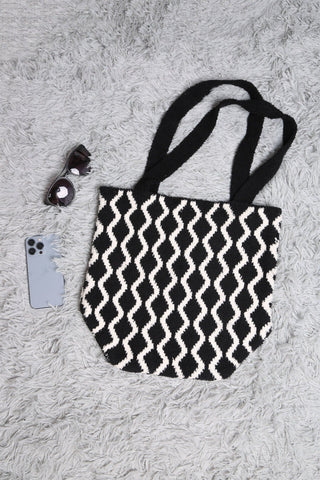COMFYLUXE Chic Comfort Knitted Tote Bag