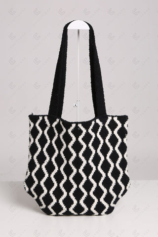 COMFYLUXE Cozy Elegance Knitted Tote Bag