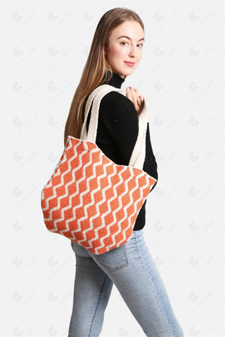 COMFYLUXE Cozy Elegance Knitted Tote Bag