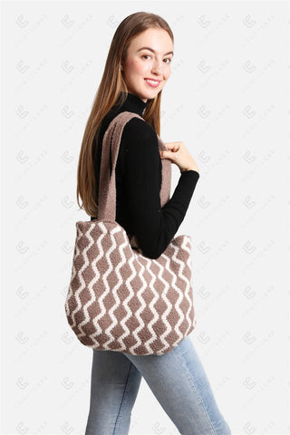 COMFYLUXE Elevated Comfort Knitted Tote Bag