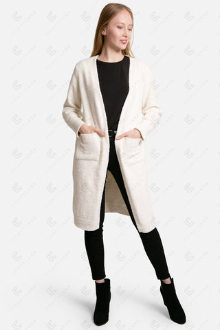 COMFYLUXE Refined Comfort Cardigan W/ Pockets