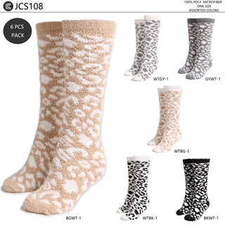 COMFYLUXE Relaxing Luxe Knee-High Socks - 6Pc Set