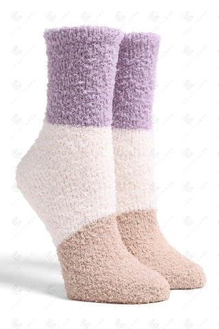 COMFYLUXE Premium Cozy Mini-Crew Socks - 6Pc Set
