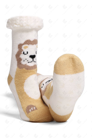 COMFYLUXE Chic Comfort Non-Slip Sherpa Socks - 6Pc Set