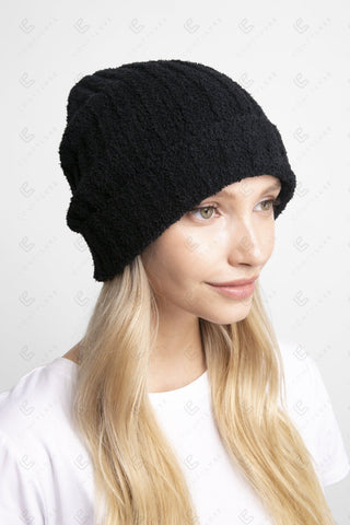 COMFYLUXE Relaxing Luxe Ribbed Beanie