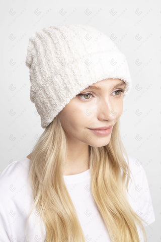 COMFYLUXE Relaxing Luxe Ribbed Beanie