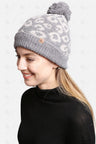 COMFYLUXE Soft Luxury Knitted Beanie W/ Pom-Pom, Sherpa Lining, Ribbed Trim