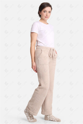 COMFYLUXE Plush Luxury Lounge Pants W/ Front Pockets Drawstring