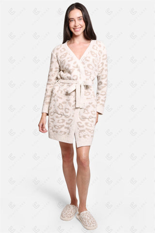 COMFYLUXE Premium Cozy Robe W/ Front Pockets Belt