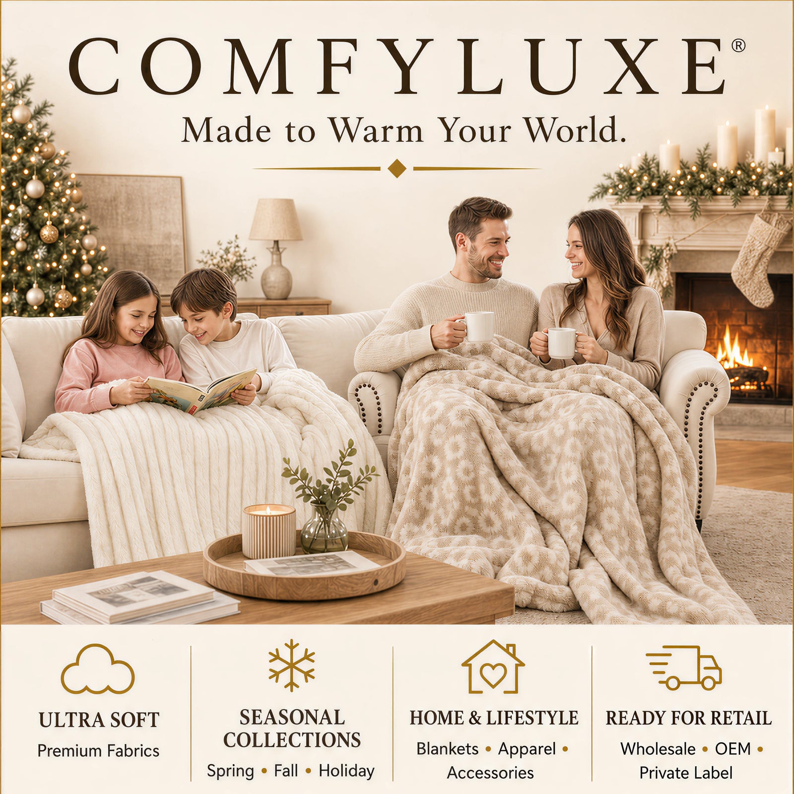 Designed for warmth, softness and everyday luxury