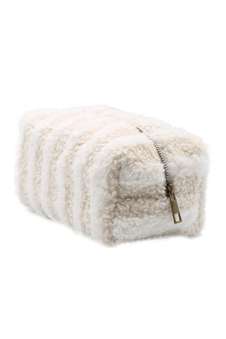 Striped Sherpa Travel Pouch