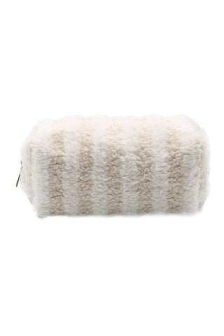 Striped Sherpa Travel Pouch