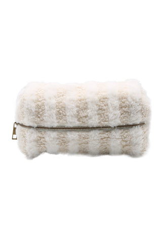Striped Sherpa Travel Pouch