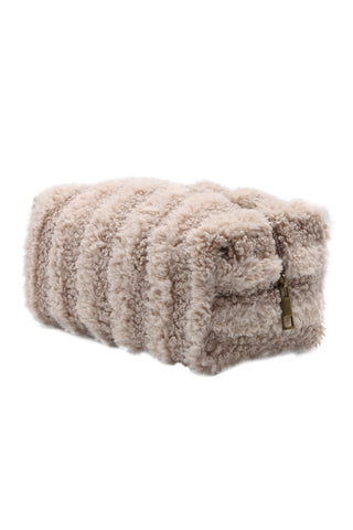 Striped Sherpa Travel Pouch