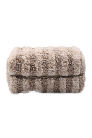 Striped Sherpa Travel Pouch