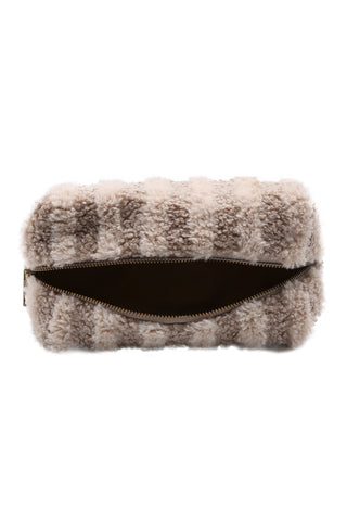 Striped Sherpa Travel Pouch