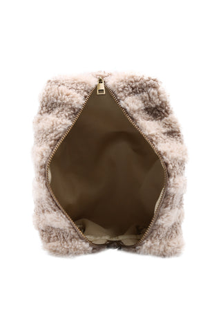 Striped Sherpa Travel Pouch