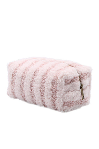Striped Sherpa Travel Pouch
