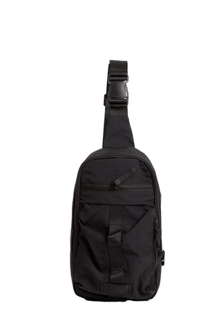 Solid Color Sling Bag W/ Zipper Closure