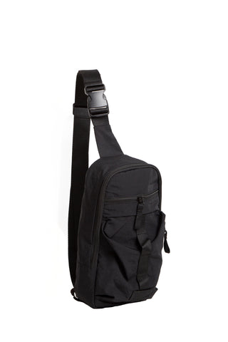 Solid Color Sling Bag W/ Zipper Closure