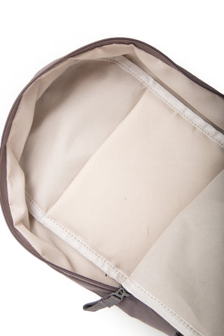 Solid Color Sling Bag W/ Zipper Closure