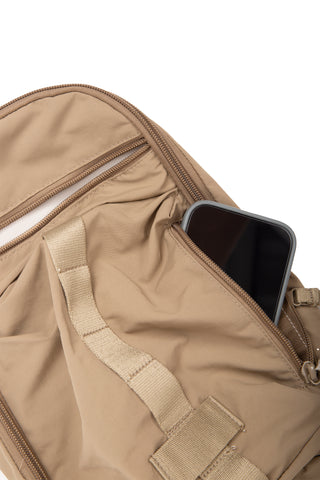 Solid Color Sling Bag W/ Zipper Closure