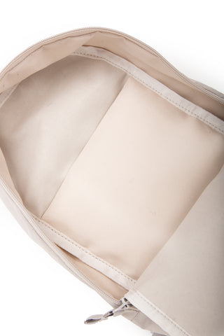 Solid Color Sling Bag W/ Zipper Closure