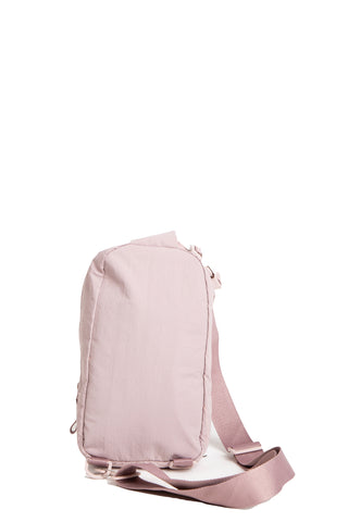 Solid Color Sling Bag W/ Zipper Closure